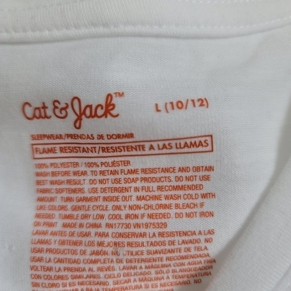 cat & Jack - Plaid Pajama Pant & Tshirt Set - Picture 3 of 7